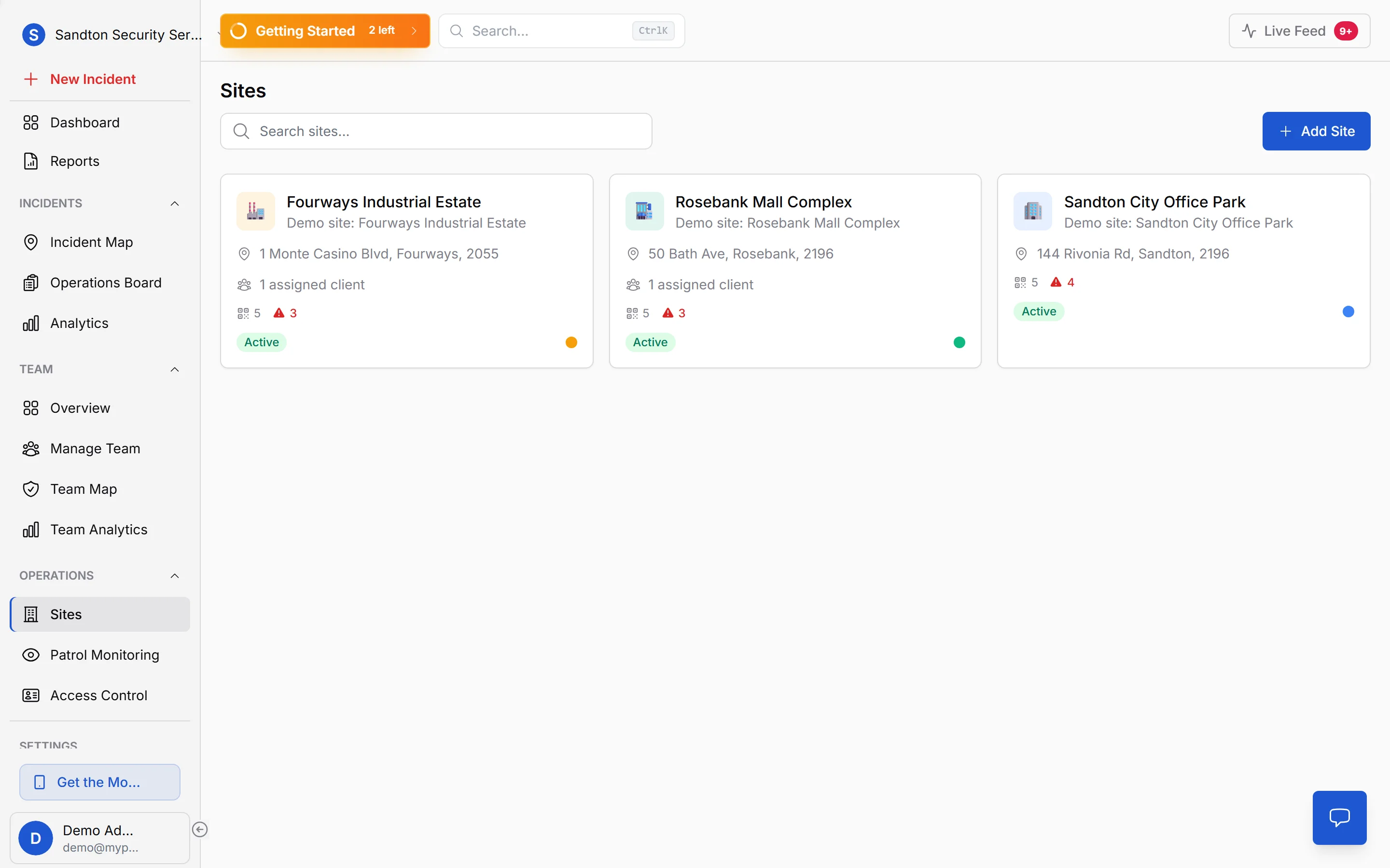 MyProtektor Site Monitoring